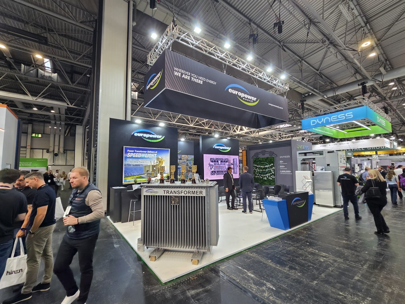 Europower Energy custom exhibition stand, recent build