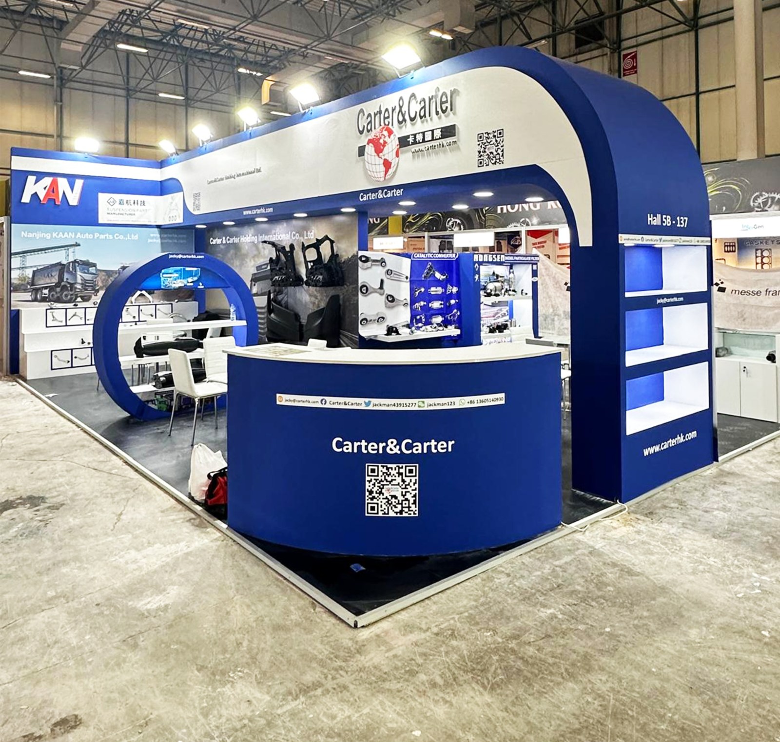 Exhibition stands at Automechanika Istanbul 2024