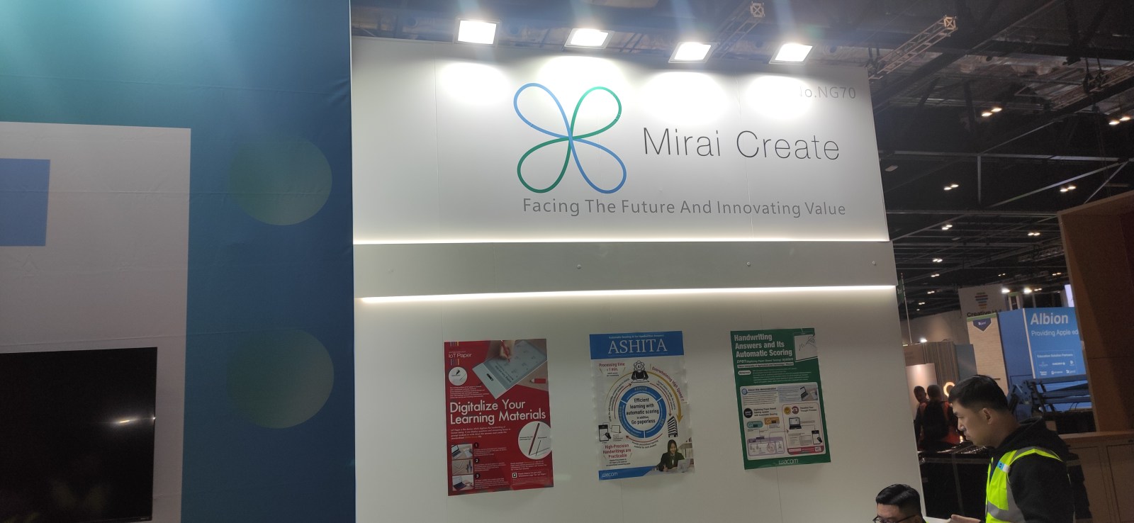 Exhibition stand at Bett UK