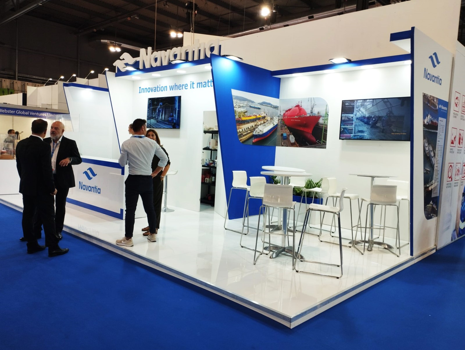 Exhibition stand at Gastech 2022, Milan