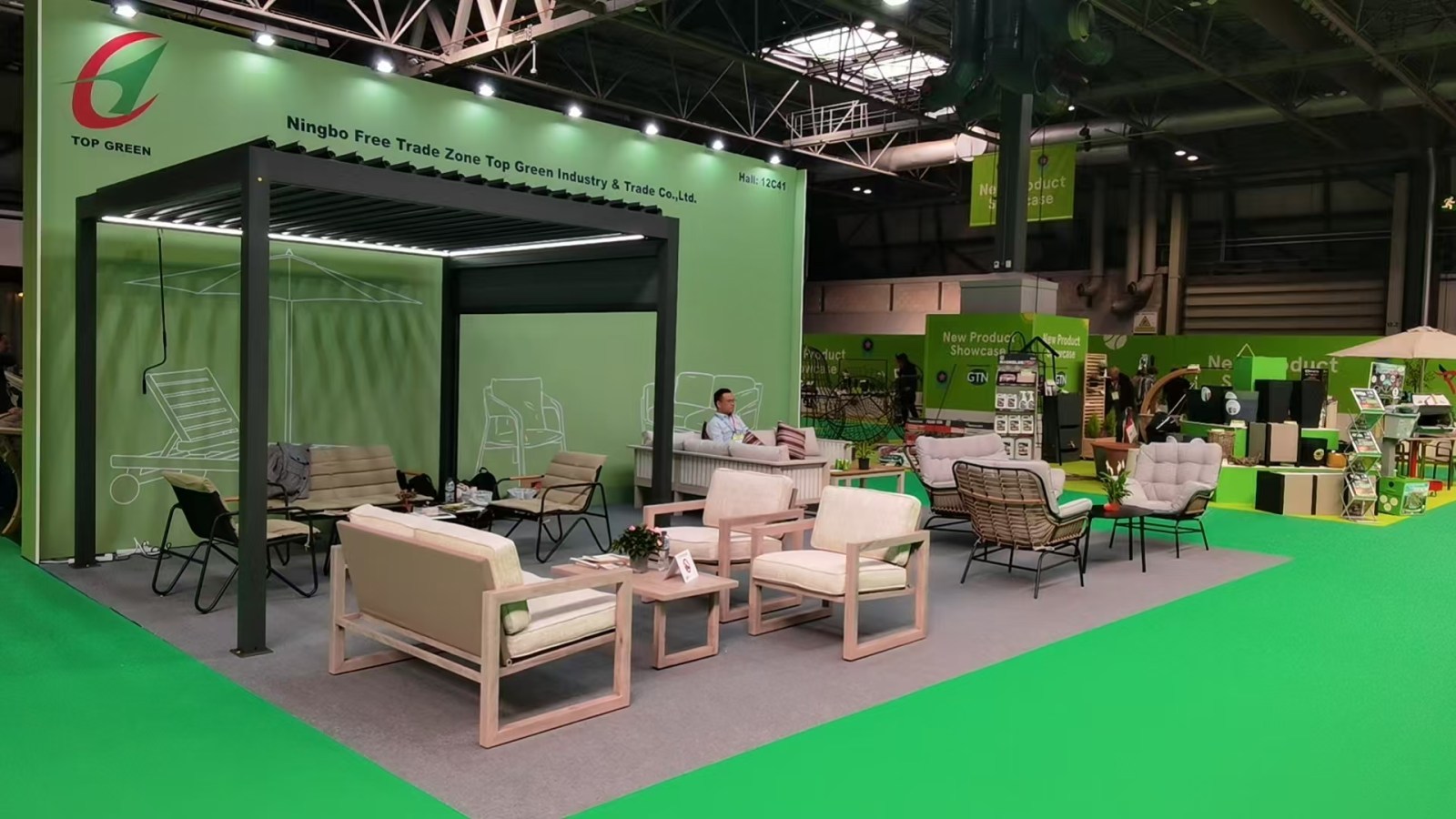 Exhibition stand at Glee 2025, NEC Birmingham