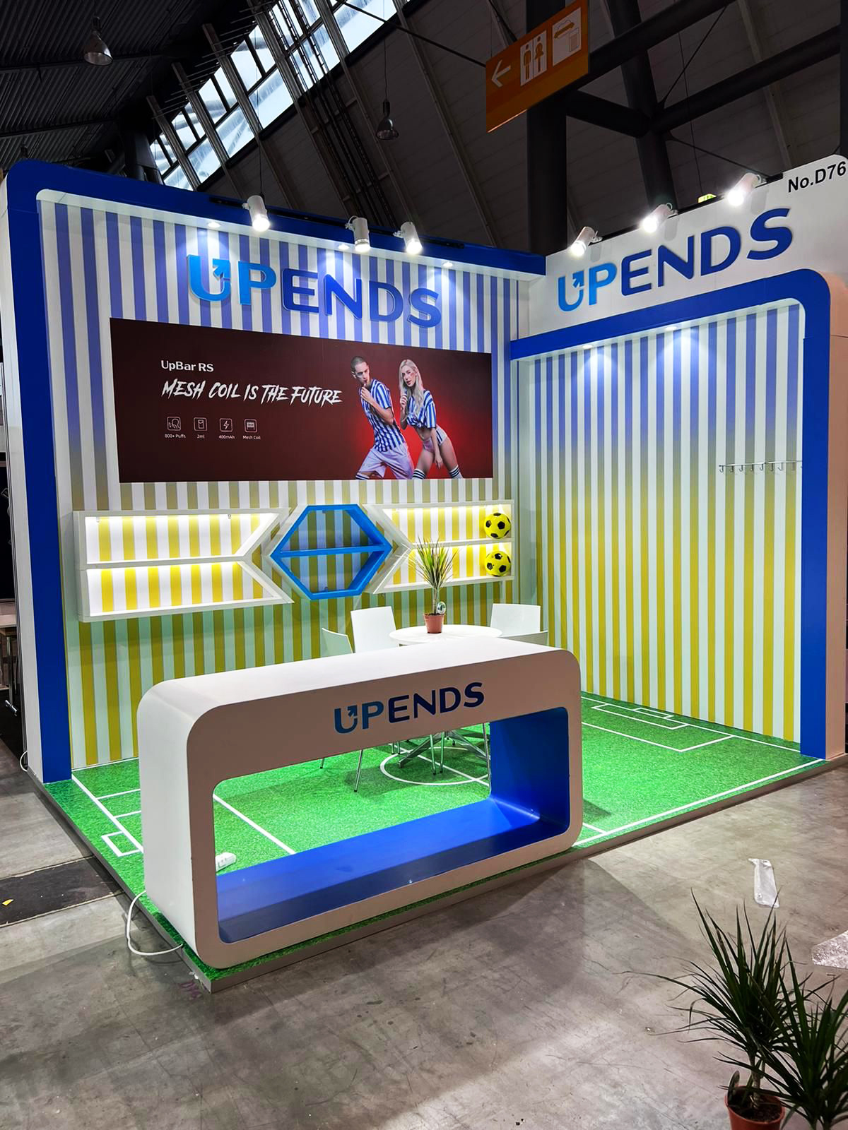Exhibition stands at The Hall of Vape 2022, Stuttgart