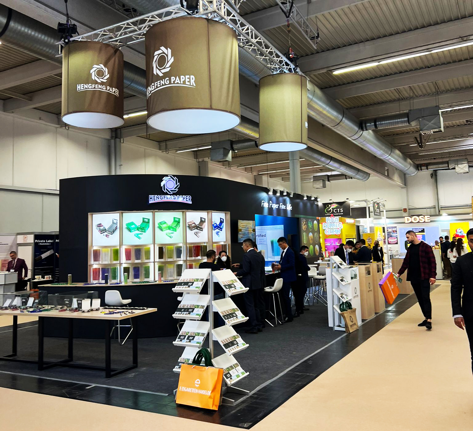 Exhibition stands at Intertabac 2022, Dortmund