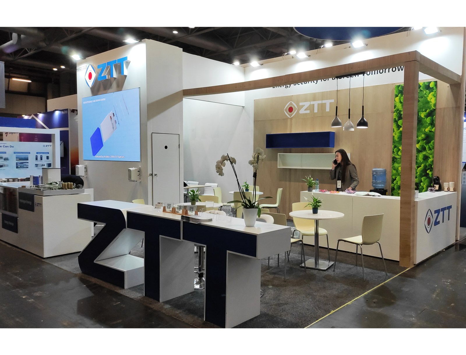 ZTT stand at Solar and Storage Live 2024, NEC Birmingham